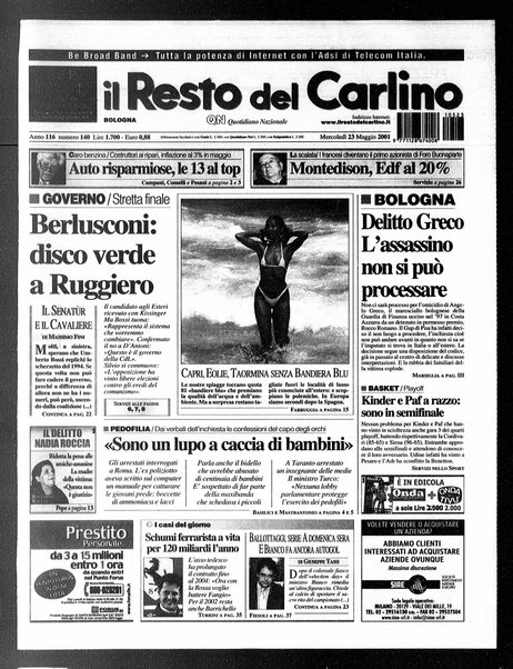 Il Resto del Carlino : giornale dell'Emilia